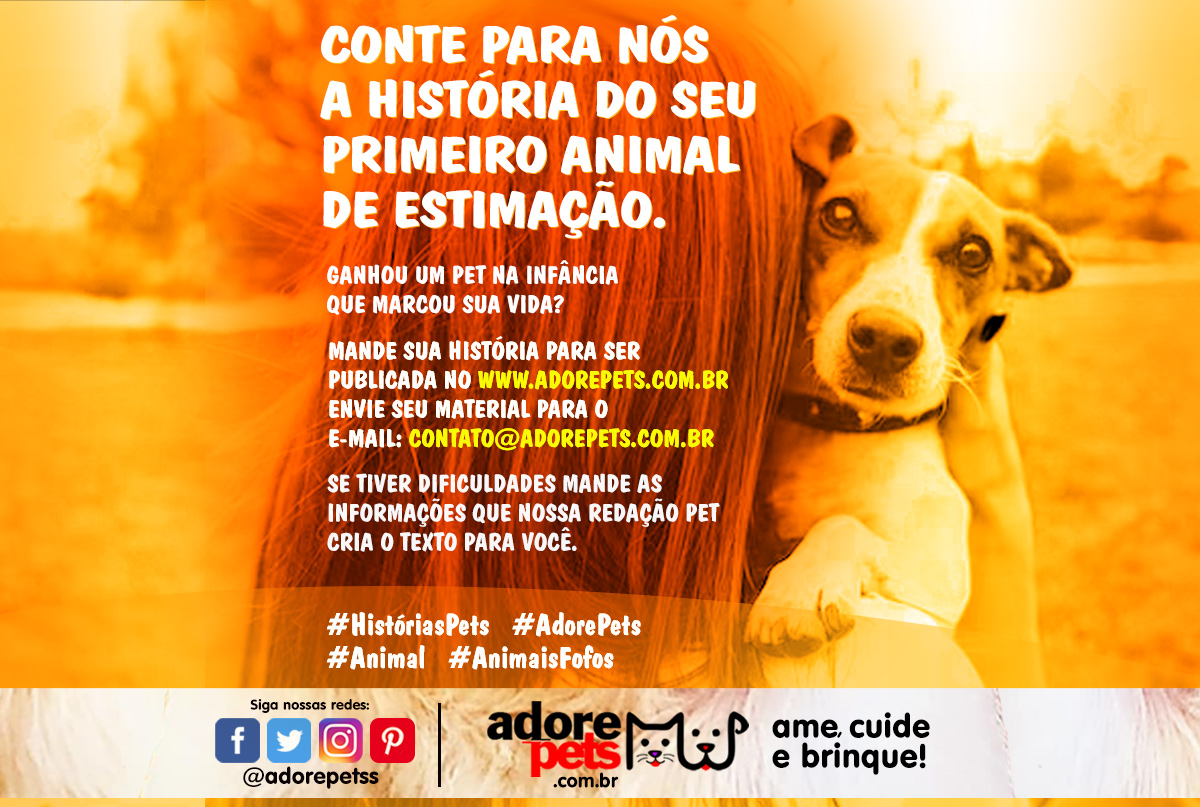 Participe da campanha "Histórias Pet" da Adore Pets