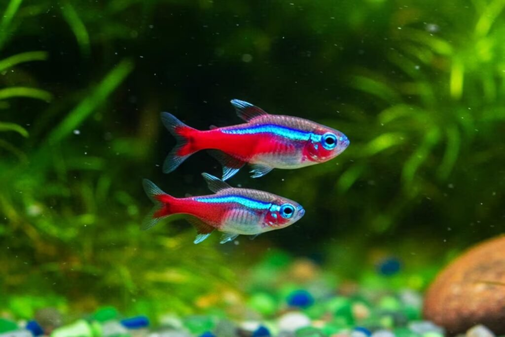 Neon Tetra: Um dos peixes ornamentais mais populares e encantadores