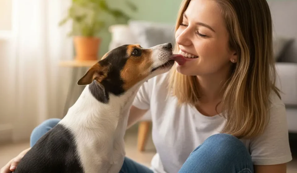 Lambida de cachorro: o carinho que pode esconder riscos à saúde
